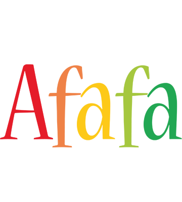 Afafa birthday logo