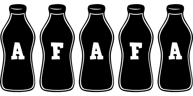 Afafa bottle logo