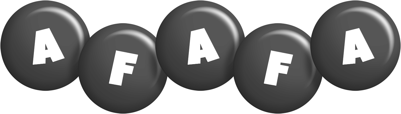 Afafa candy-black logo