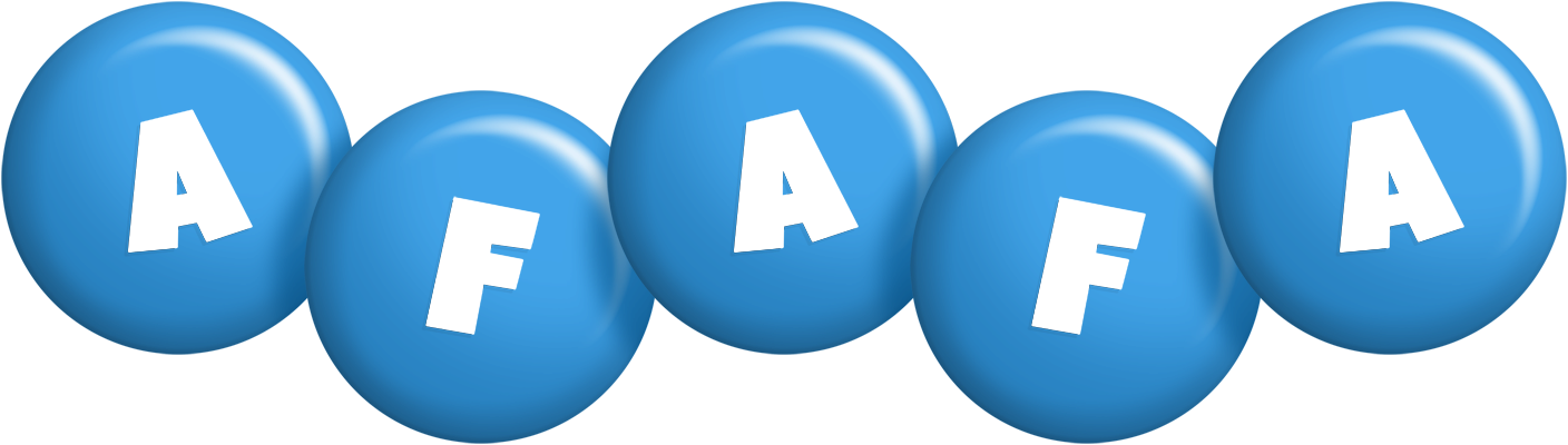 Afafa candy-blue logo