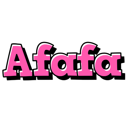 Afafa girlish logo