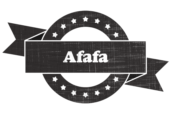 Afafa grunge logo