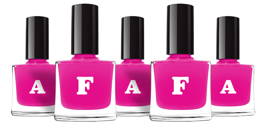 Afafa nails logo