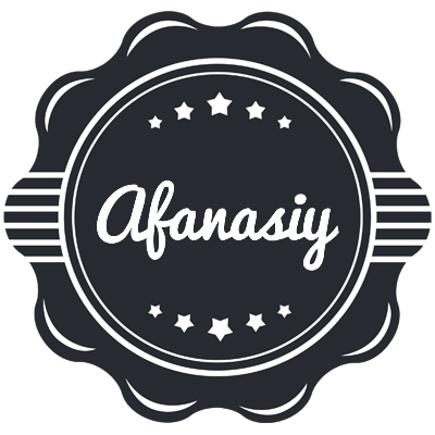 Afanasiy badge logo