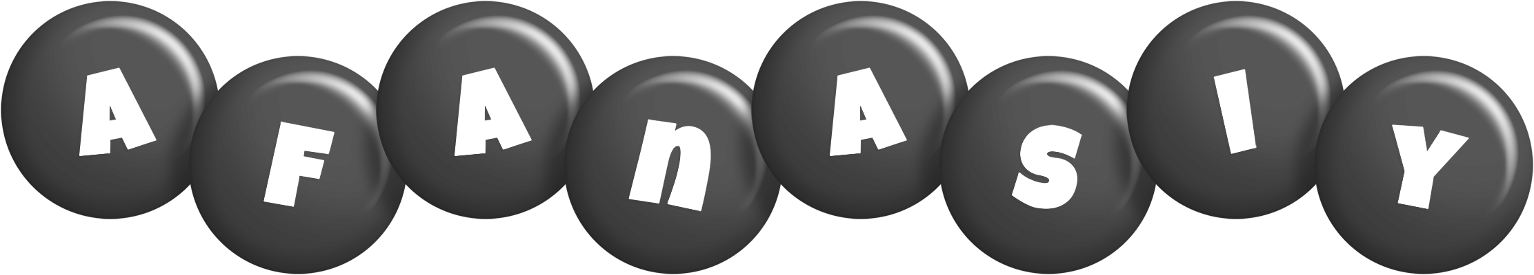 Afanasiy candy-black logo