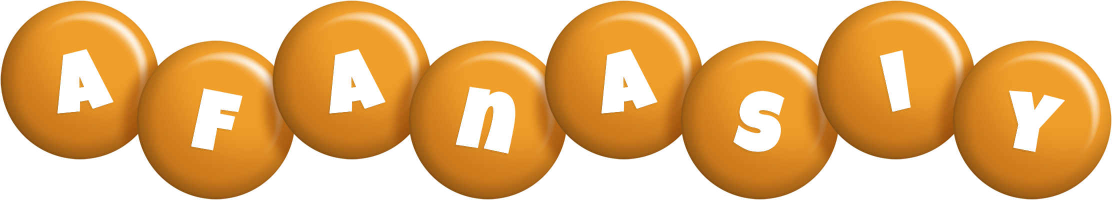Afanasiy candy-orange logo