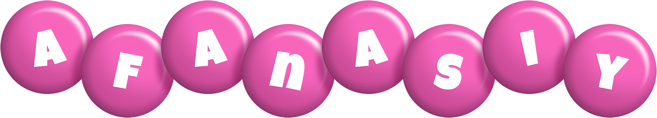 Afanasiy candy-pink logo