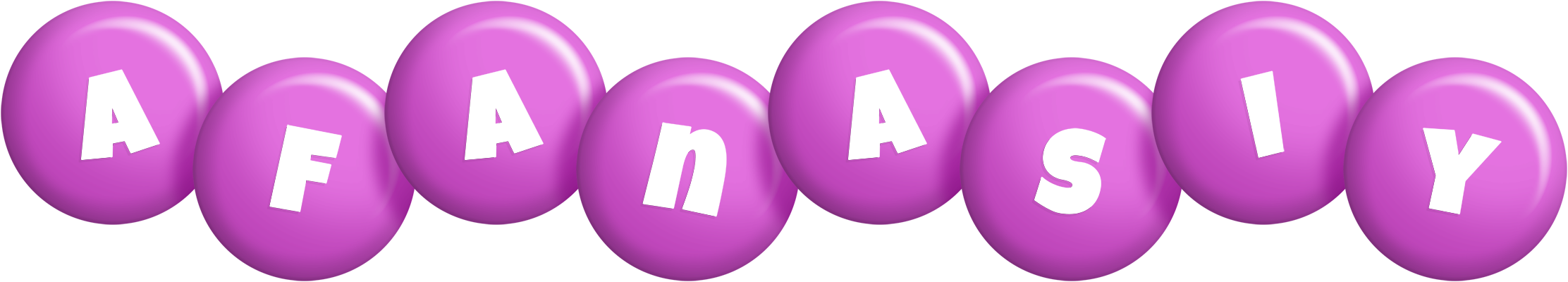 Afanasiy candy-purple logo