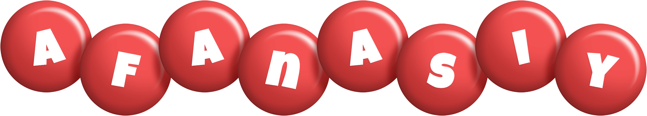 Afanasiy candy-red logo