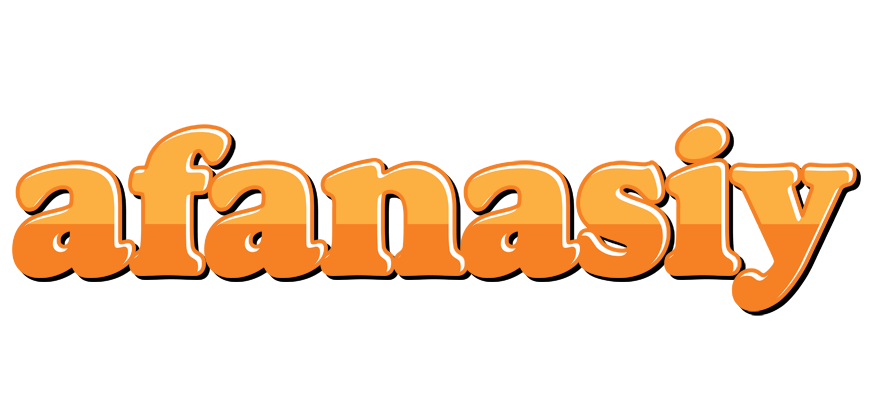 Afanasiy orange logo