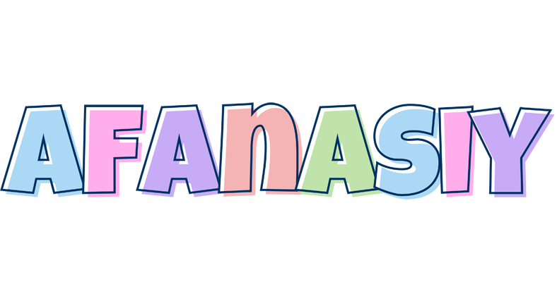 Afanasiy pastel logo