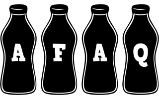 Afaq bottle logo