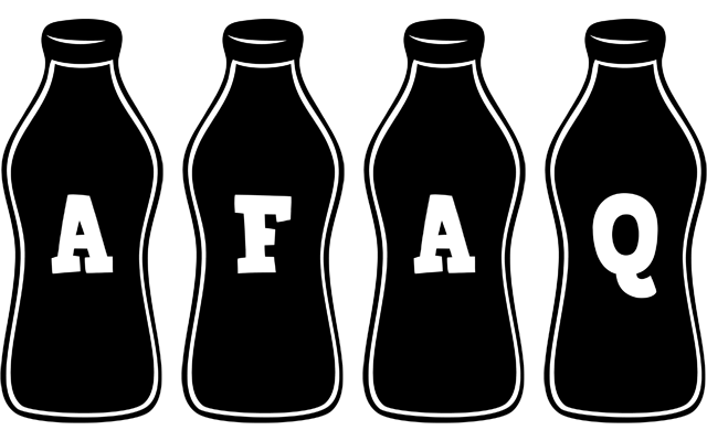 Afaq bottle logo