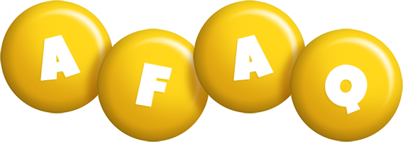 Afaq candy-yellow logo