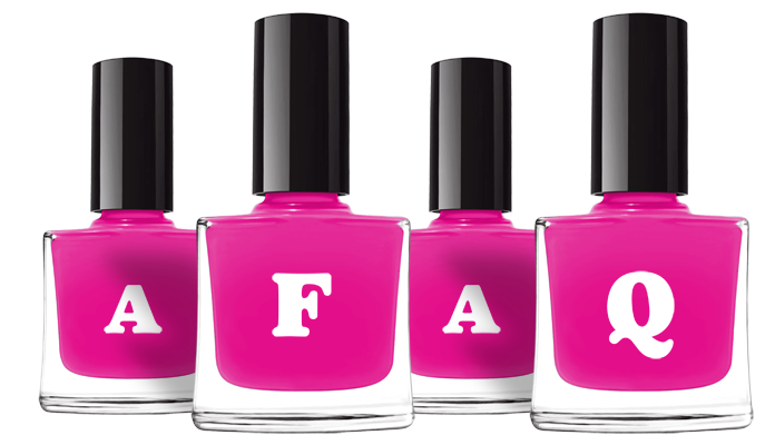Afaq nails logo