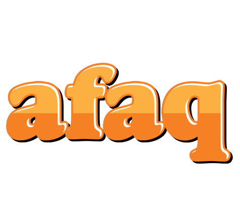 Afaq orange logo