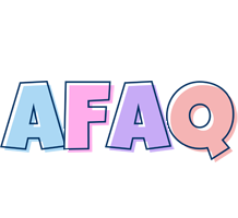 Afaq pastel logo