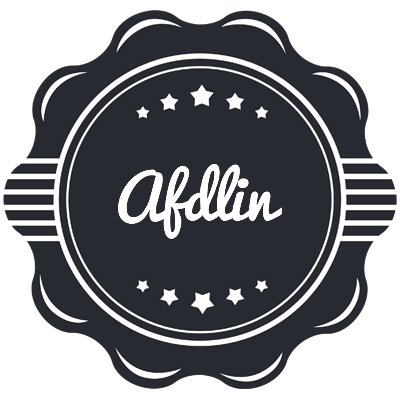 Afdlin badge logo