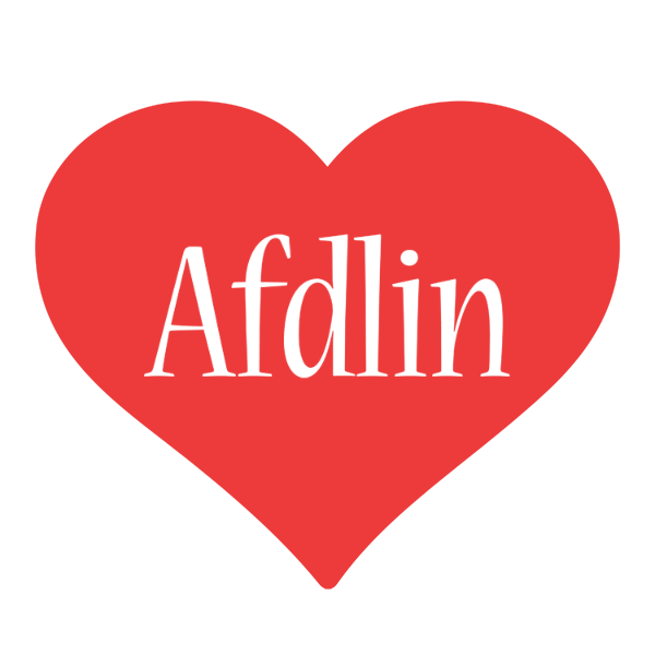 Afdlin love logo