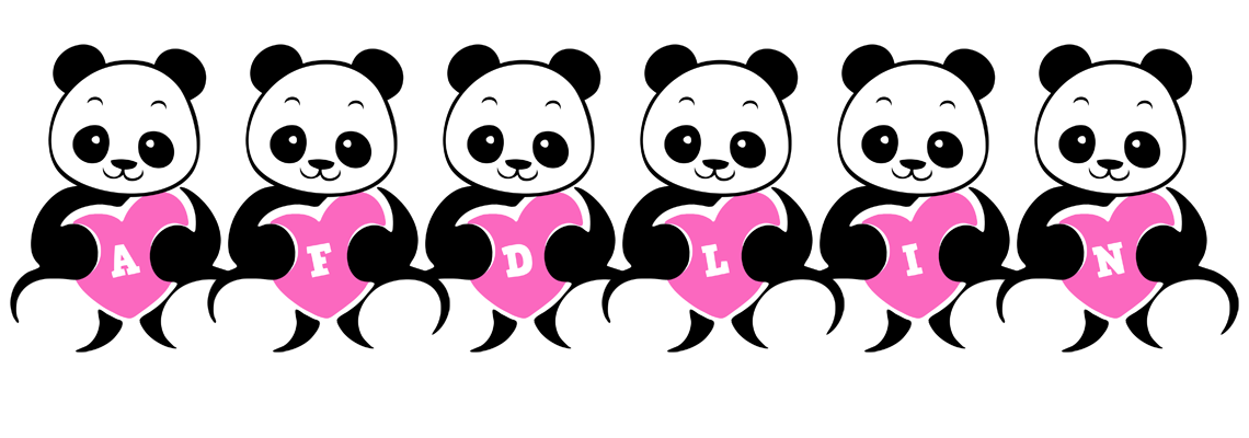 Afdlin love-panda logo