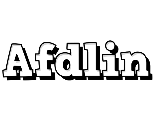 Afdlin snowing logo
