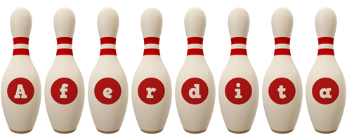 Aferdita bowling-pin logo