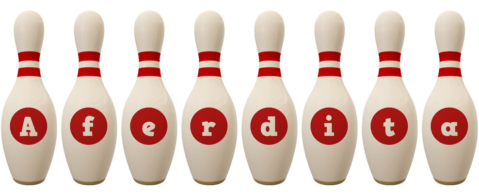 Aferdita bowling-pin logo