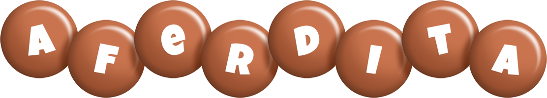 Aferdita candy-brown logo