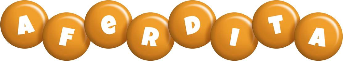 Aferdita candy-orange logo