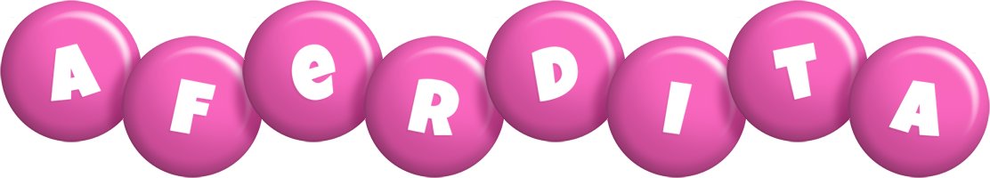 Aferdita candy-pink logo