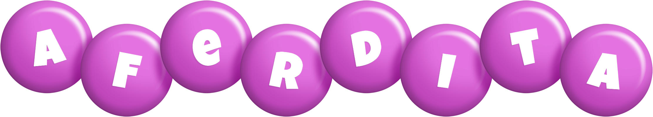 Aferdita candy-purple logo