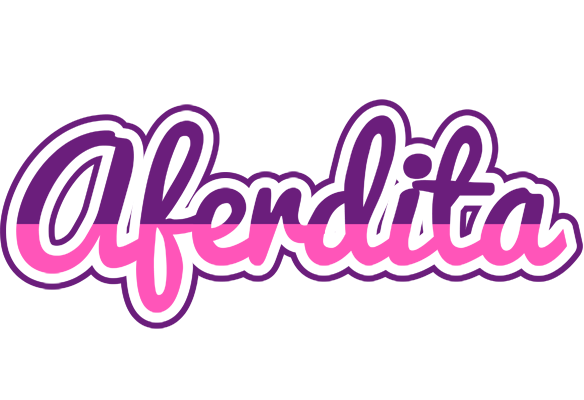 Aferdita cheerful logo