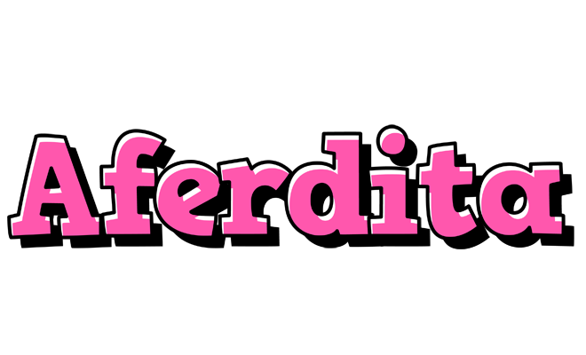 Aferdita girlish logo