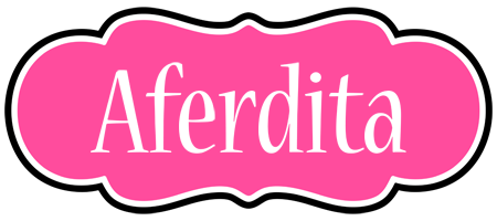 Aferdita invitation logo