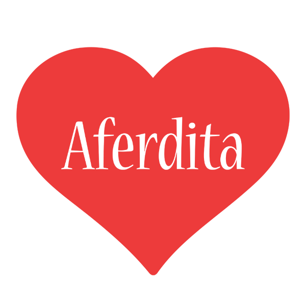 Aferdita love logo