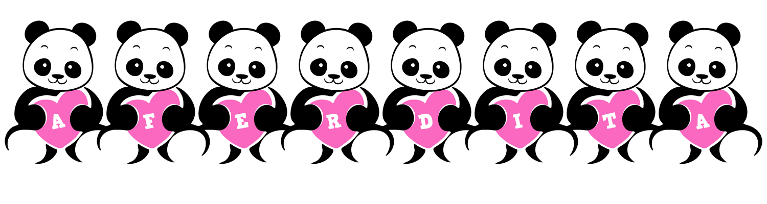 Aferdita love-panda logo