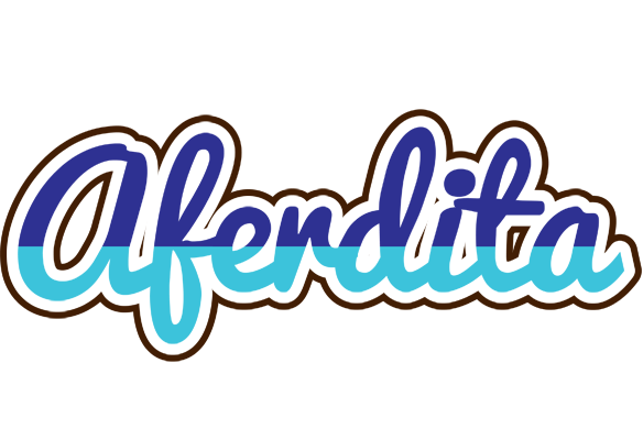 Aferdita raining logo