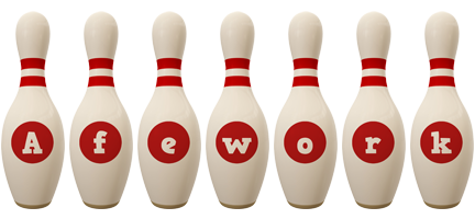 Afework bowling-pin logo