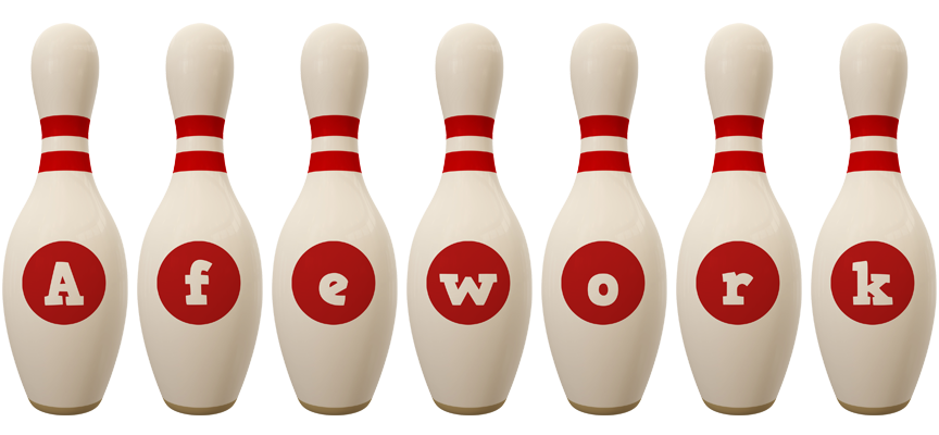 Afework bowling-pin logo