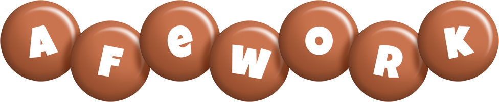 Afework candy-brown logo