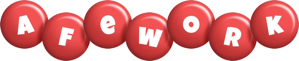 Afework candy-red logo