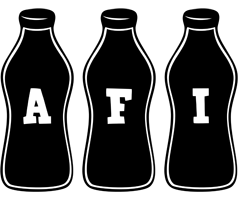 Afi bottle logo