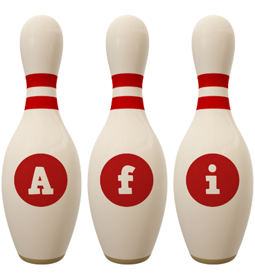Afi bowling-pin logo