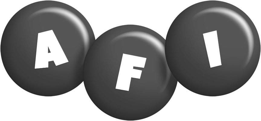 Afi candy-black logo