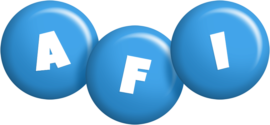 Afi candy-blue logo