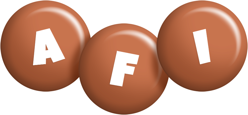 Afi candy-brown logo