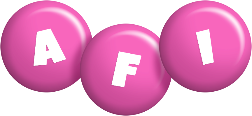 Afi candy-pink logo