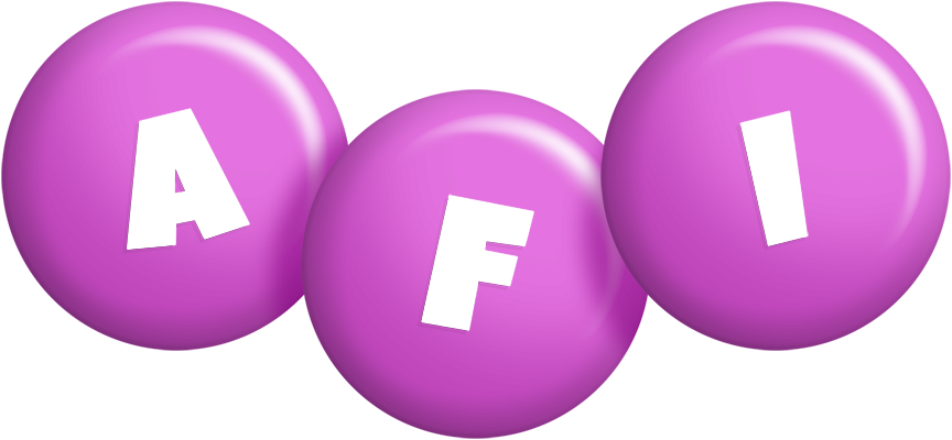Afi candy-purple logo