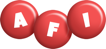 Afi candy-red logo