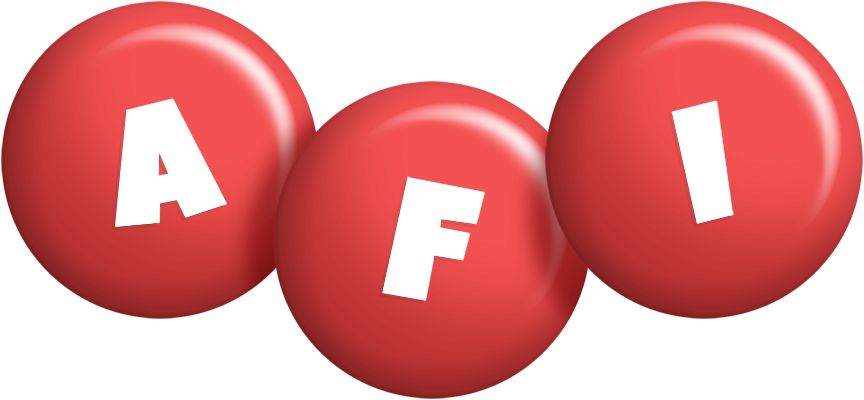 Afi candy-red logo